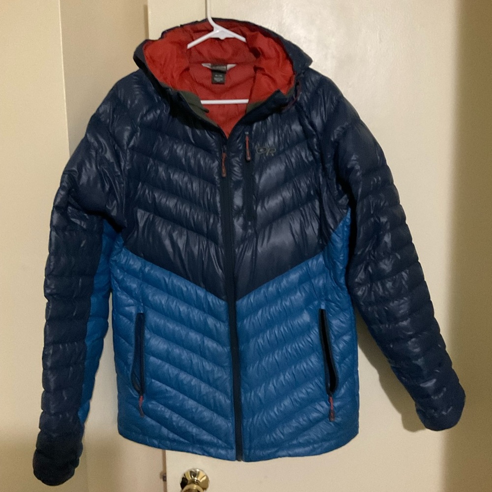 Outdoor Research hooded down jacket